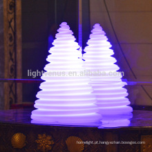 Lâmpada incandescente de torre do Natal ornamentos LED levou árvore de Natal decorações USB recarregável usados interior/exterior